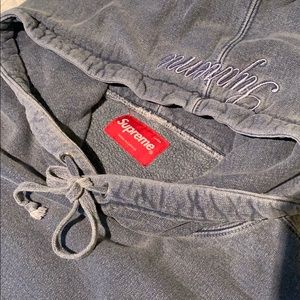 Supreme | denim look hoodie | AUTHENTIC